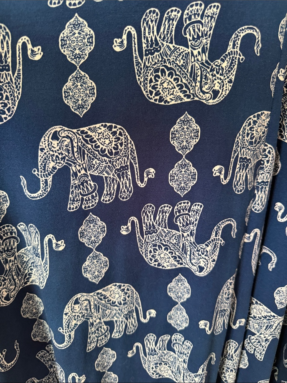 Agnes & Dora Elephant Maxi Dress Size Small - Picture 4 of 5